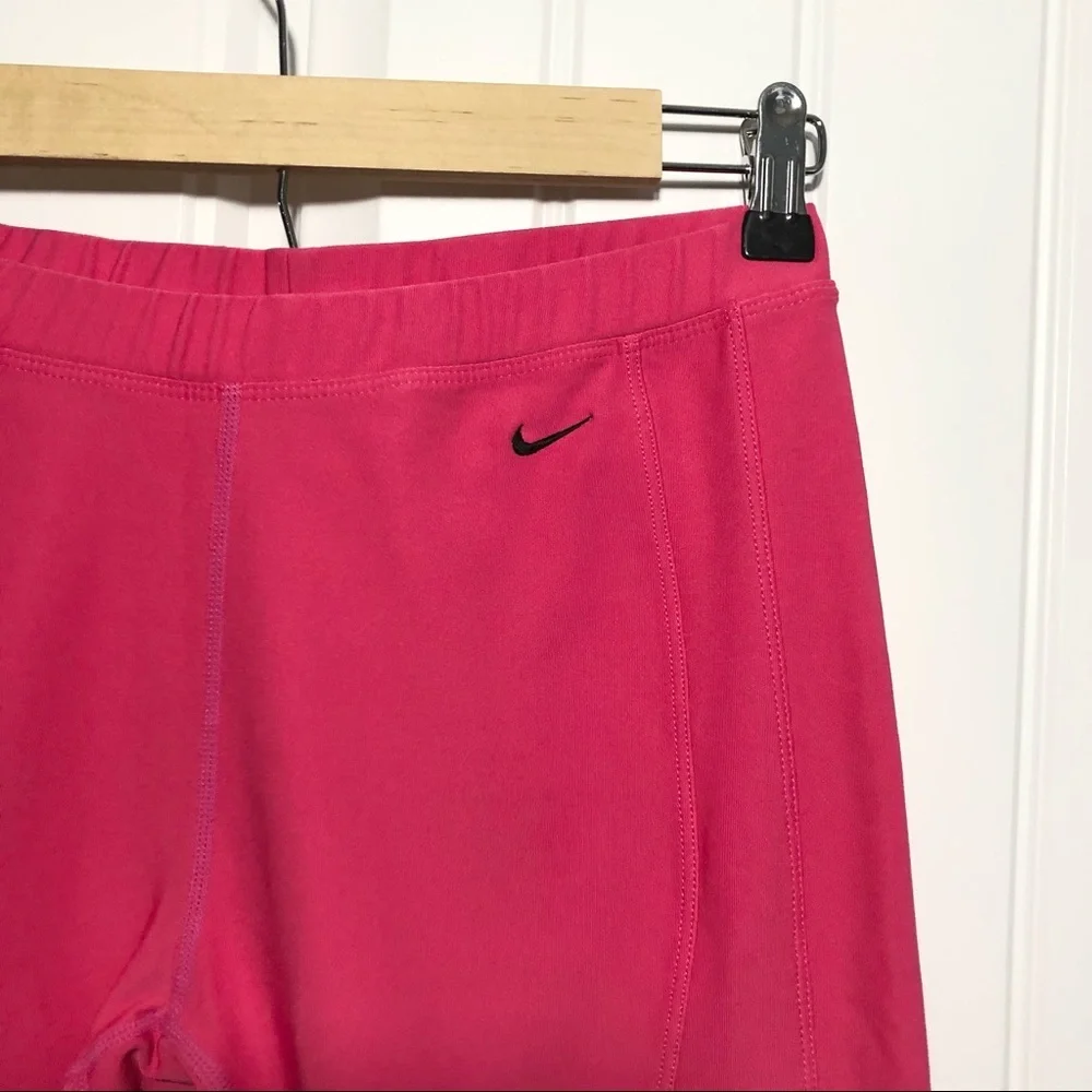 Nike Dri - Fit Pink‎ Drawstring Cropped Leggings M